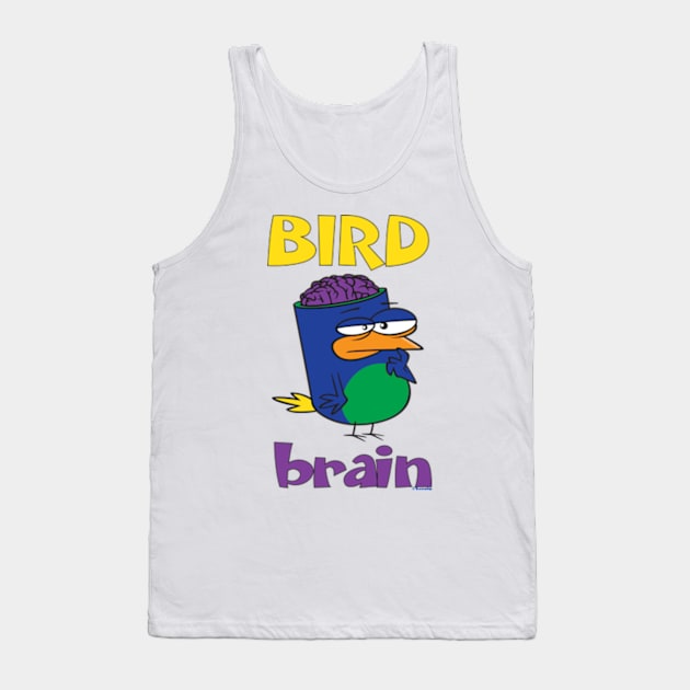 Birdbrain Design for Bird Lovers Tank Top by ConCept